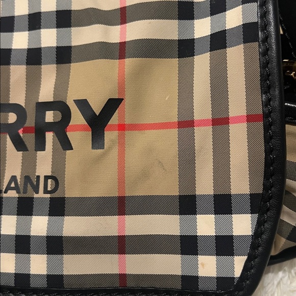 Burberry Beige and Black Check Kids Bag - Picture 6 of 9